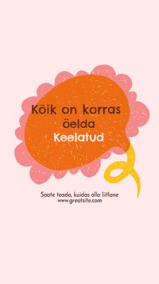 Kuidas olla liitlane? orange whimsical-color-block