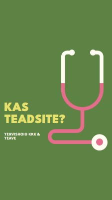 Kas teadsite? green modern-bold