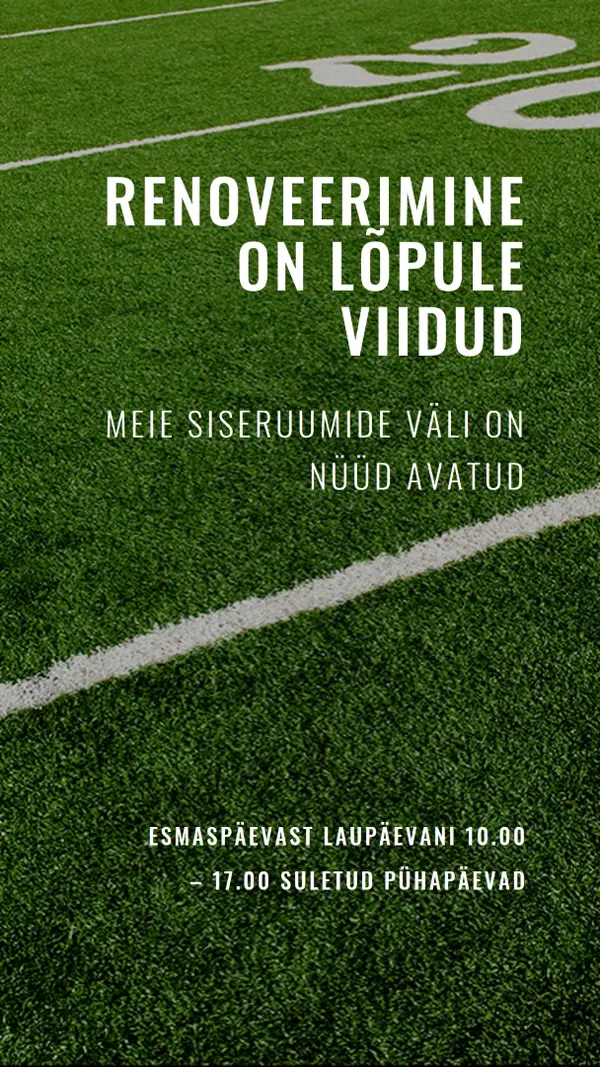 Renoveerimise lõpuleviimine green modern-simple