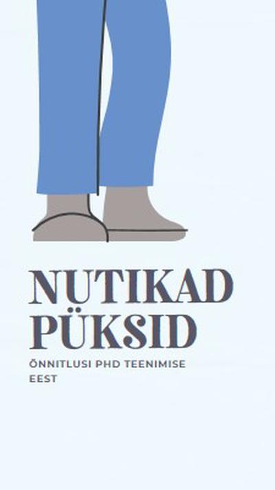 Nutikad püksid blue modern-color-block