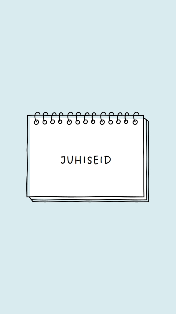 Teie juhised blue whimsical-line