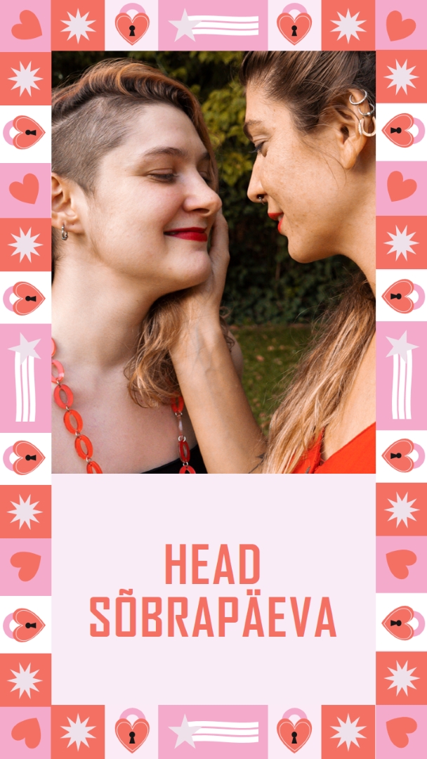 Head sõbrapäeva pink maximalist,fun,frame,photo,pattern,shapes