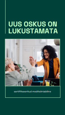 Uus oskuse lukustamata teadaanne green professional,modern,square,frame,photo,simple