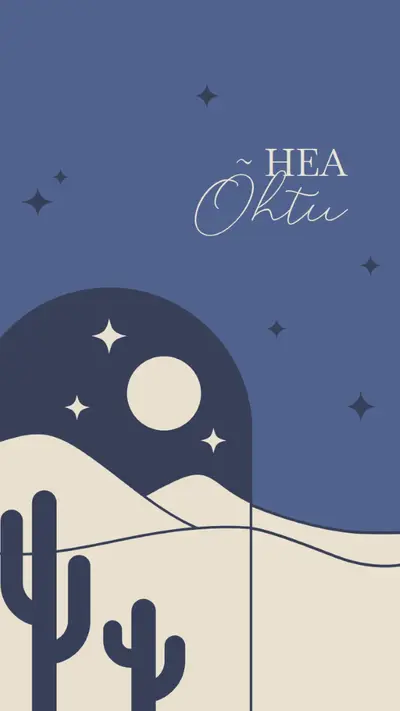 Dusky kõrb blue organic,boho,graphic,motif,illustration,