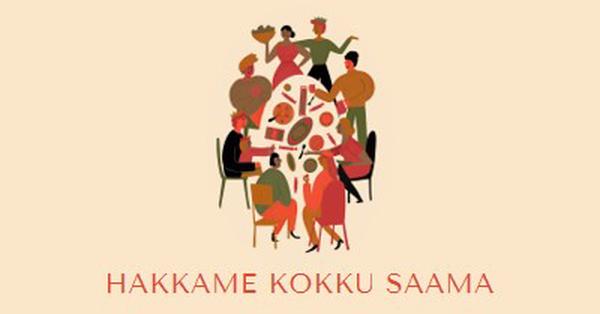 Hakkame kokku saama brown bright,fun,illustration