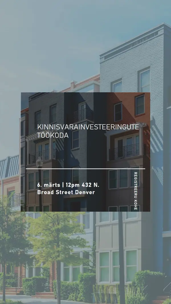 Linnainvesteeringud blue modern-simple