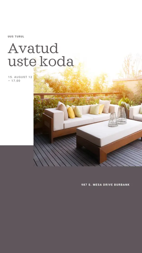 Välitingimustes oaas white modern-simple