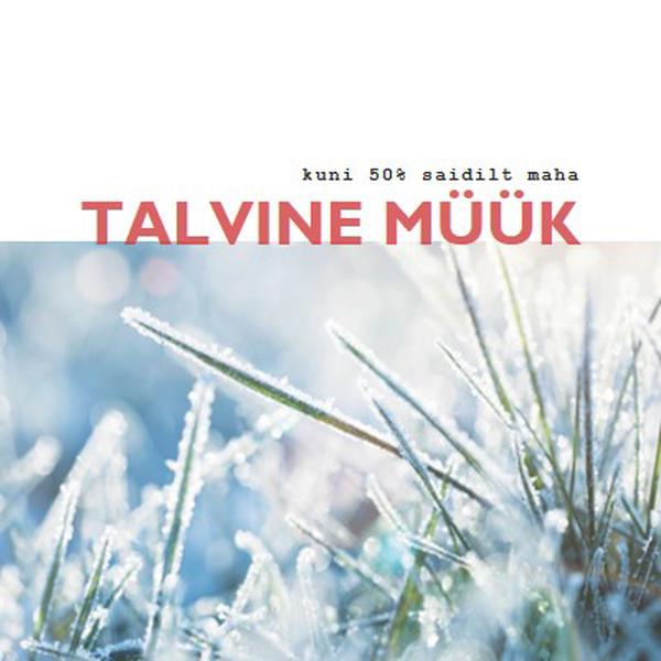 Talvehommik white modern-simple