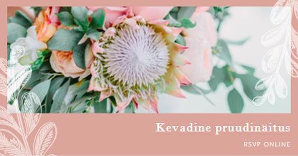 Kevadine pruudinäitus pink organic-simple