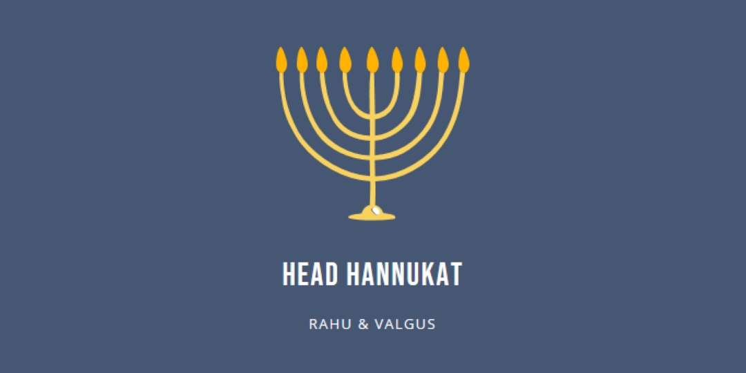 Hanuka sametš blue modern-simple