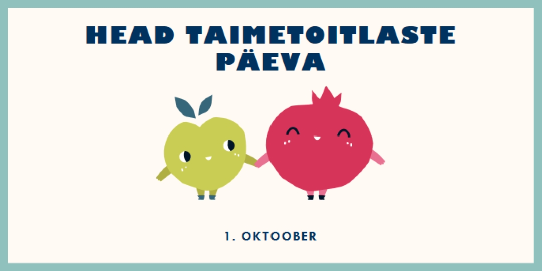 Head taimetoitlaste päeva white whimsical-line