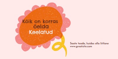 Kuidas olla liitlane? orange whimsical-color-block