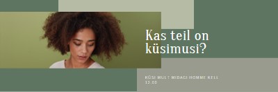 Kas teil on küsimusi? green modern-simple