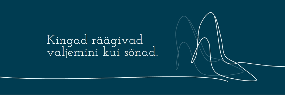 Elu kõrges elus blue whimsical-line