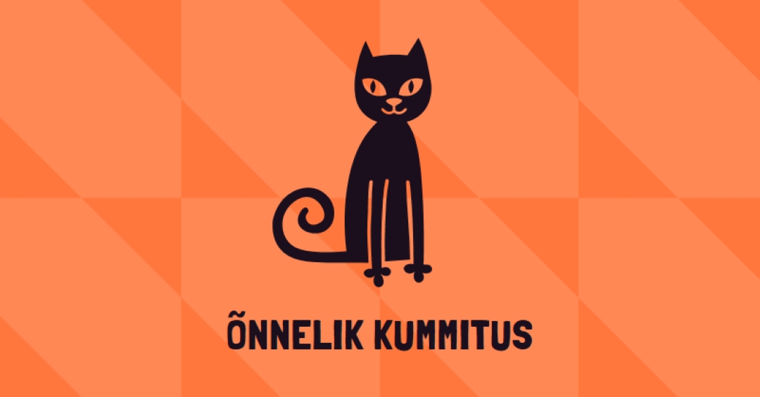 Õnnelik kummitus orange whimsical-color-block