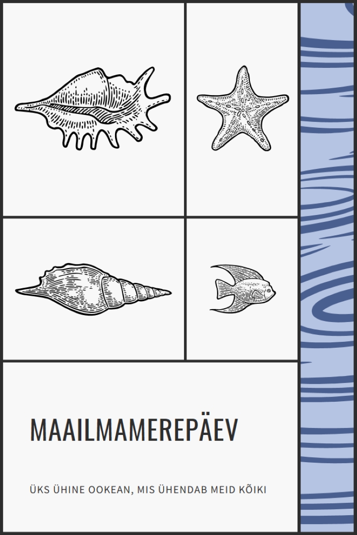 Õnnelike maailmamerede päev white vintage-retro