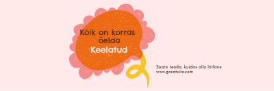 Kuidas olla liitlane? orange whimsical-color-block