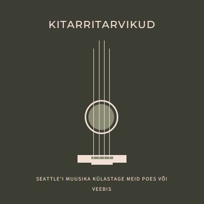 Kitarritarvikud brown modern-simple