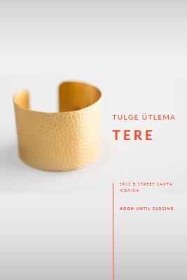 Tule tere ütlema white modern-bold