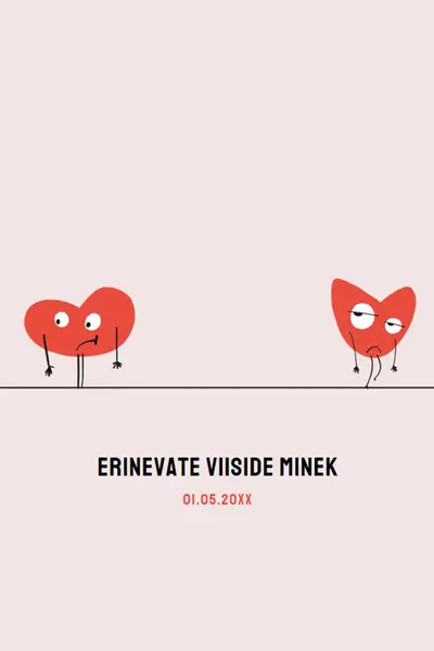Erinevate viiside läbimine pink whimsical-line