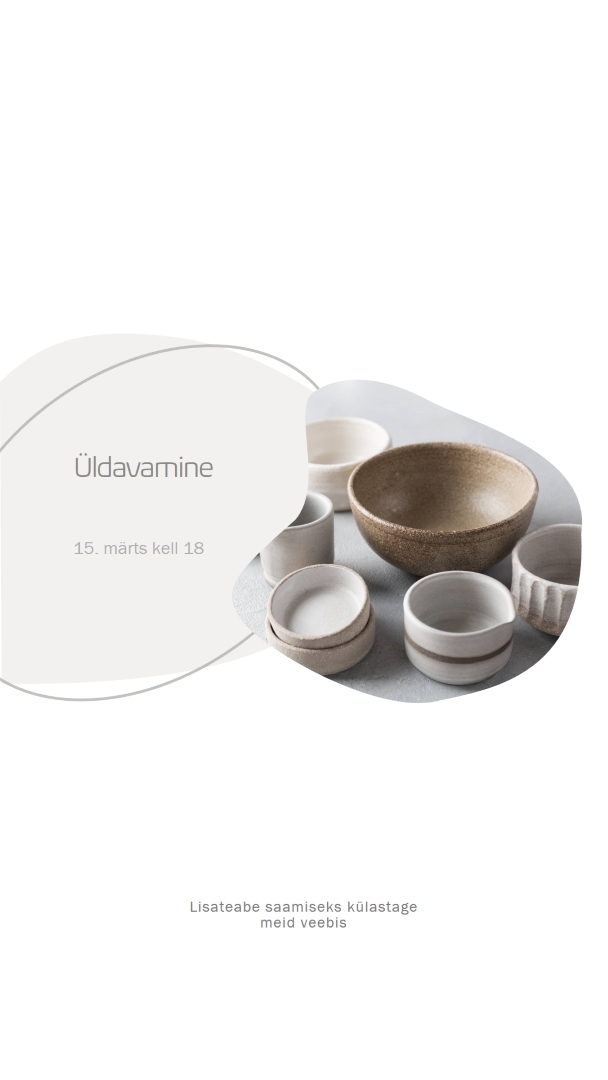 Keraamiline minimalist white organic-simple