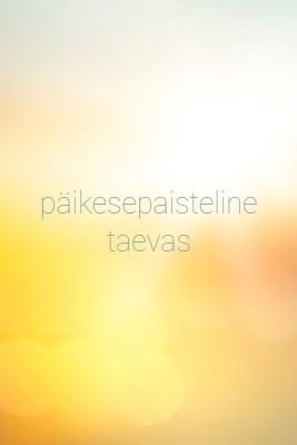 Päikesepaisteline taevas yellow modern-simple