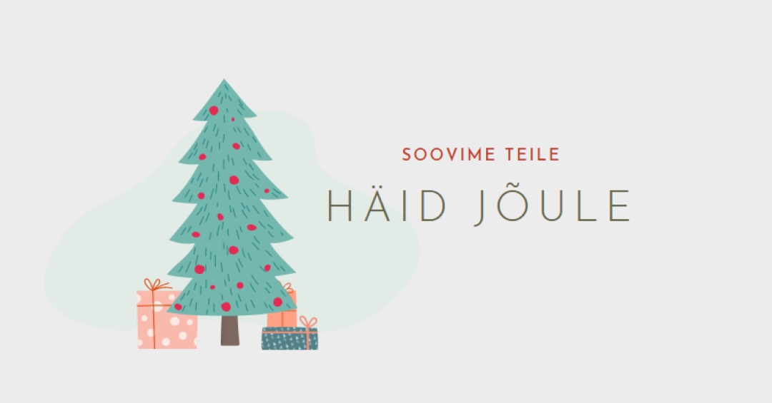 Häid jõule soovides pink whimsical-color-block