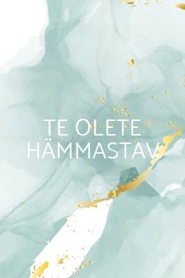 Te olete hämmastav blue modern-simple