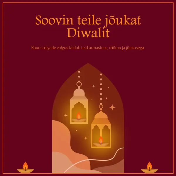 Sära diwali rõõmuga red whimsical,golden,lights