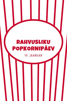 Rahvusliku popkornipäev white whimsical-line