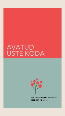 Artsy avatud maja red modern-simple