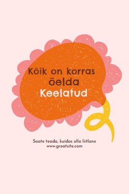 Kuidas olla liitlane? orange whimsical-color-block