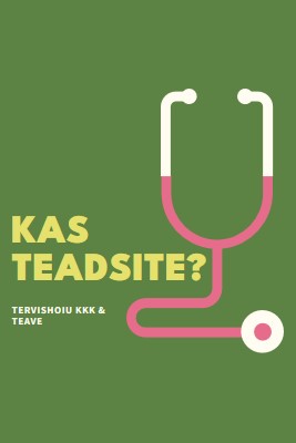 Kas teadsite? green modern-bold