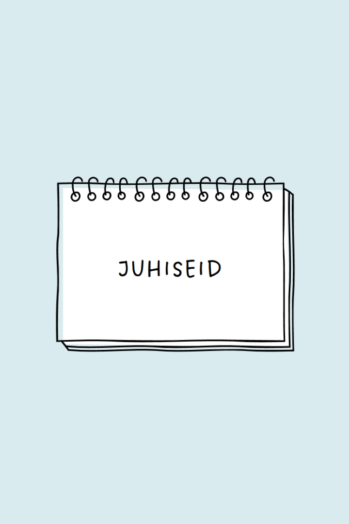 Teie juhised blue whimsical-line