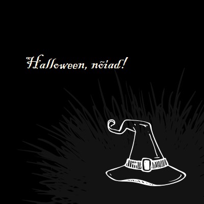 Siin Halloween black whimsical-line