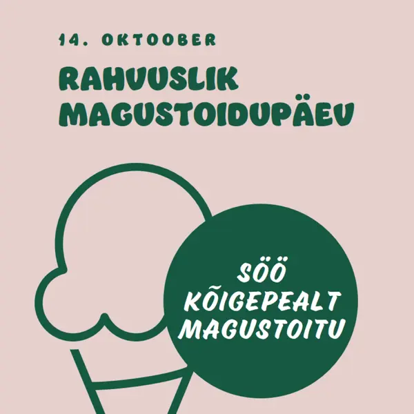 Rahvuslik magustoidupäev pink vintage-retro