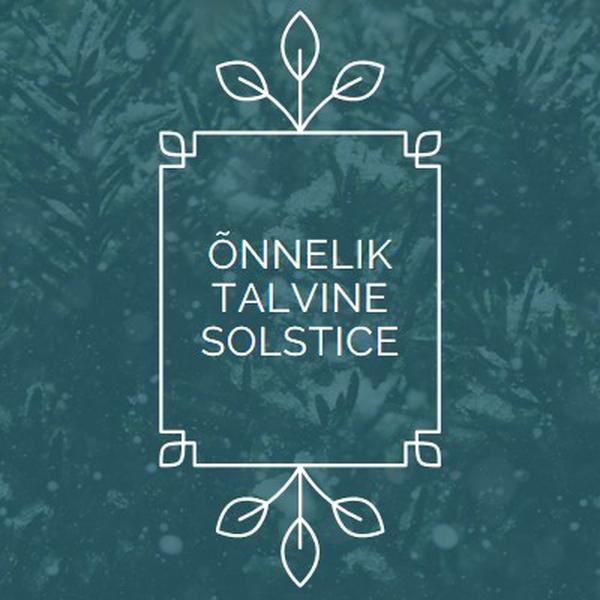 Talvine solstice green modern-simple