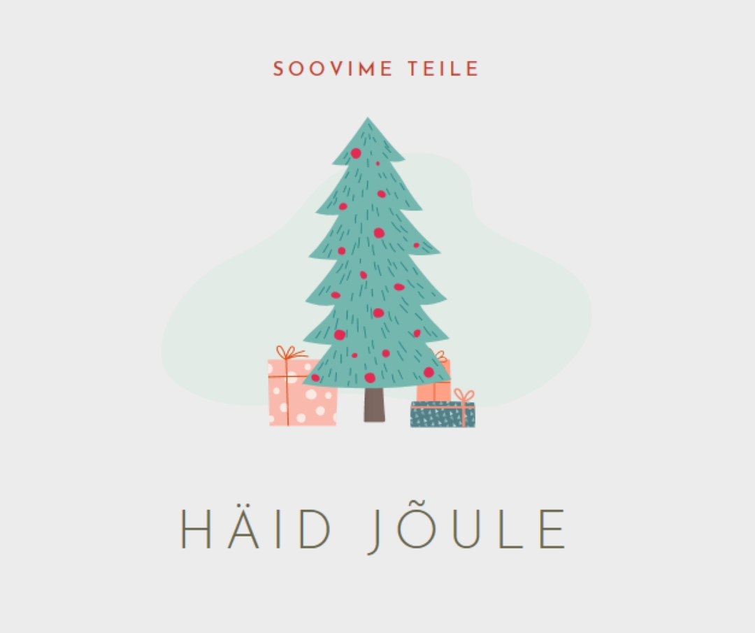 Häid jõule soovides pink whimsical-color-block