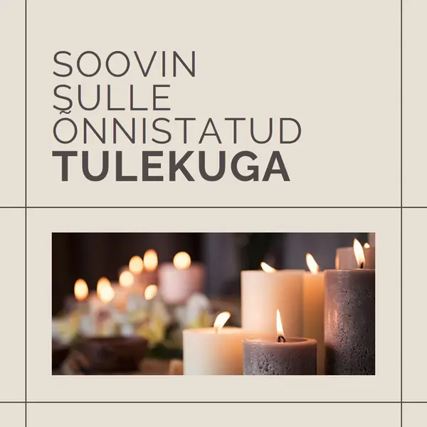 Soovime teile õnnistatud adventi brown modern-geometric-&-linear