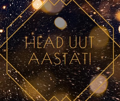 Head uut aastat! black modern-geometric-&-linear