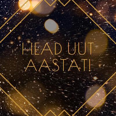Head uut aastat! black modern-geometric-&-linear