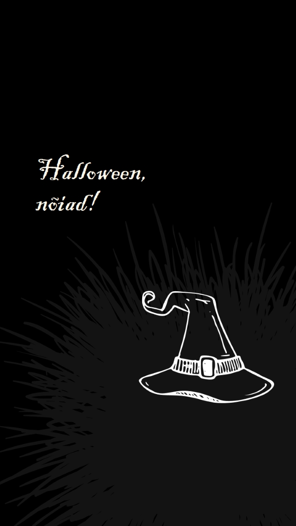 Siin Halloween black whimsical-line