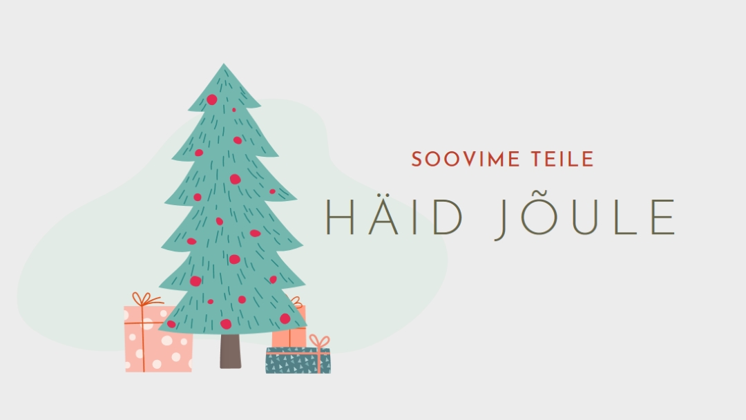 Häid jõule soovides pink whimsical-color-block