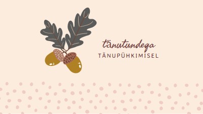 Tänuga pink modern-simple