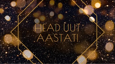 Head uut aastat! black modern-geometric-&-linear