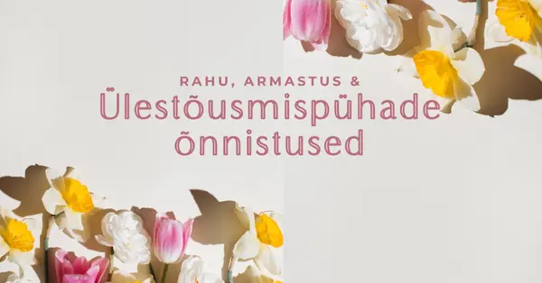 lihavõtte rahu ja armastus gray modern-simple