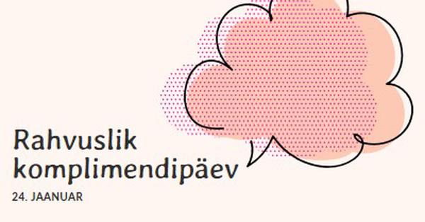 Virsikumull pink whimsical-line