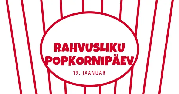 Rahvusliku popkornipäev white whimsical-line