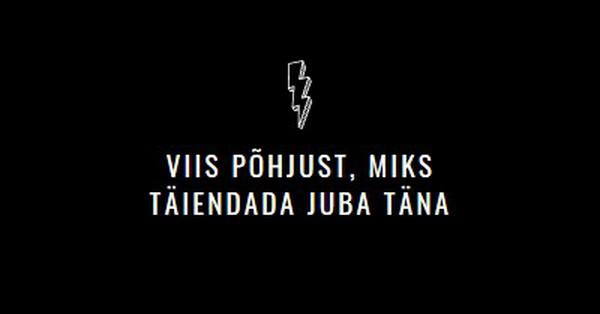 Viis põhjust versioonitäienduseks black modern-bold