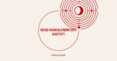 Tähistame kuukalendri uut aastat white modern-simple